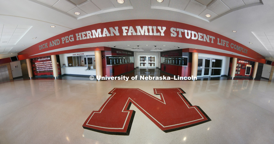 The Dick and Peg Herman Family
Student Life Complex. University of Nebraska Athletics facilites. Photo by Scott Bruhn / University of Nebraska Athletics.