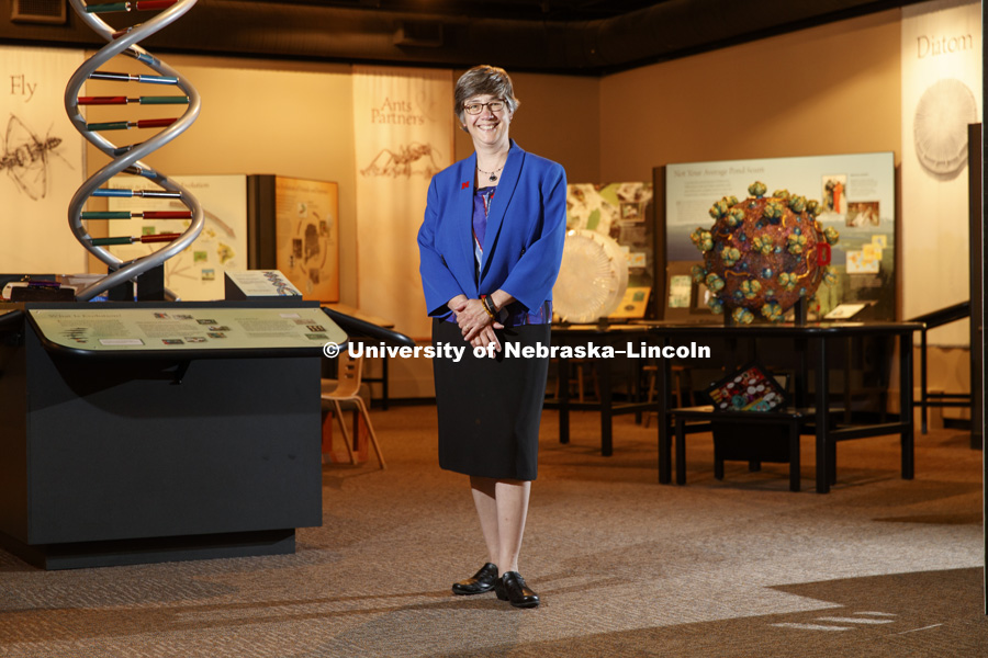 Susan Weller, Director of the University Museum. June 14, 2017. Photo by Craig Chandler / University Communication.