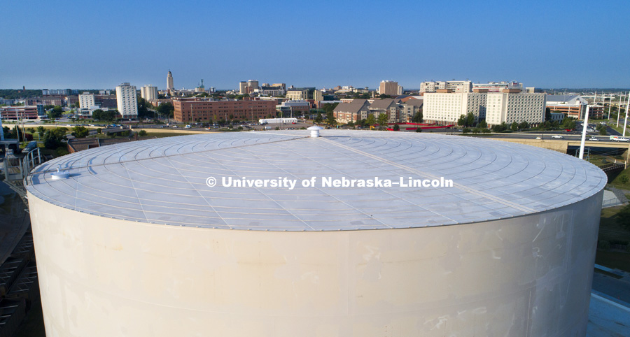 UNL has a new water tank as part of sustainability project. The new specialized water tank is designed to reduce energy costs and increase heating and cooling system efficiency. The 8.1-million-gallon tank, which is scheduled to go online in spring 2018,