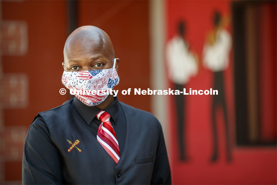 Kevin Witcher, class of '93, owner of Screamers and member of the Scarlet and Cream Singers while at UNL as a musical theater major. July 27, 2020. Photo by Craig Chandler / University Communication.