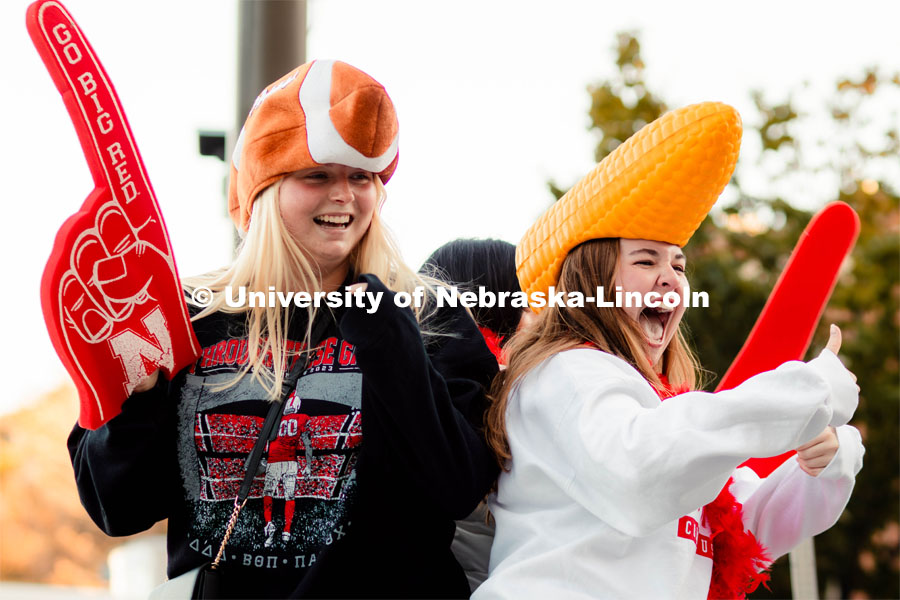 Homecoming parade and Cornstock. October 27, 2023. Photo by Kylie Galvin / Office of Student Affairs