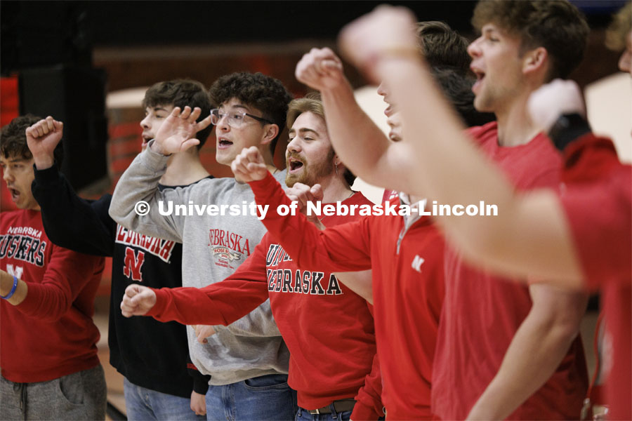 The Bathtub Dogs, the premier all-male A Cappella group at the University of Nebraska-Lincoln, performs at the Admitted Student Day pep rally. Admitted Student Day is UNL’s in-person, on-campus event for all admitted students. March 23, 2024. Photo by Craig Chandler / University Communication and Marketing.