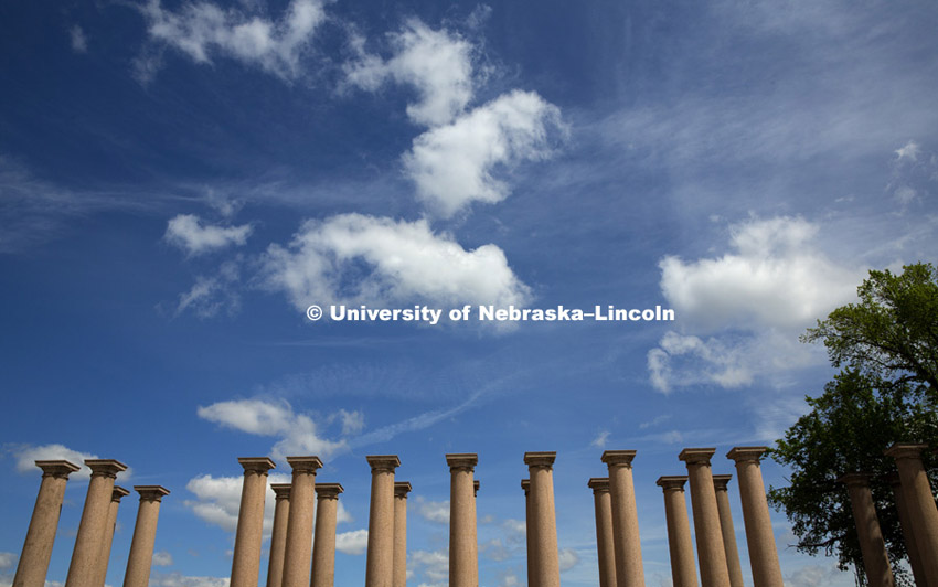 UNL Columns. May 13, 2014. Photo by Craig Chandler / University Communications