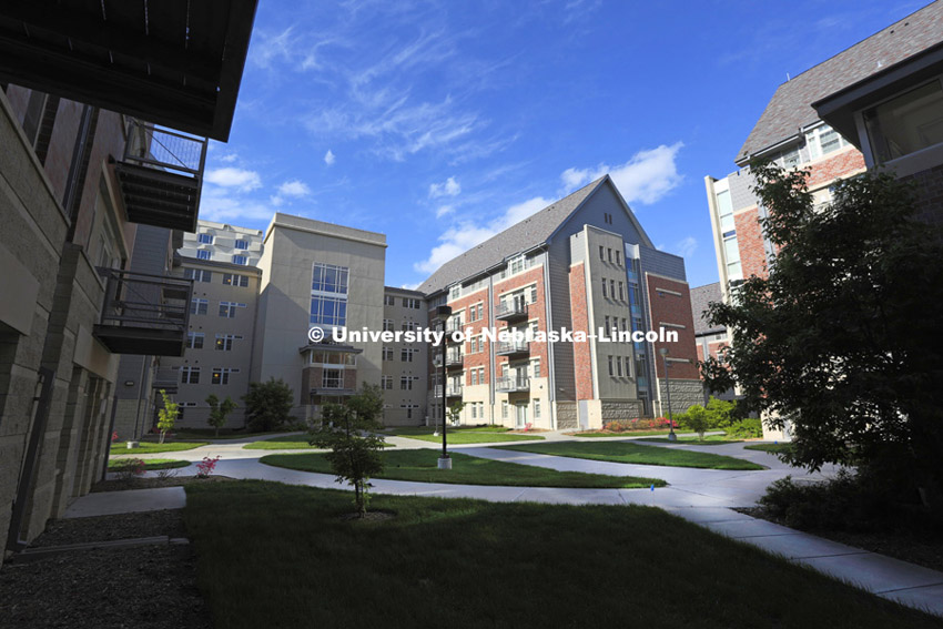 The Village Residence Hall. May 13, 2014. Photo by Craig Chandler / University Communications