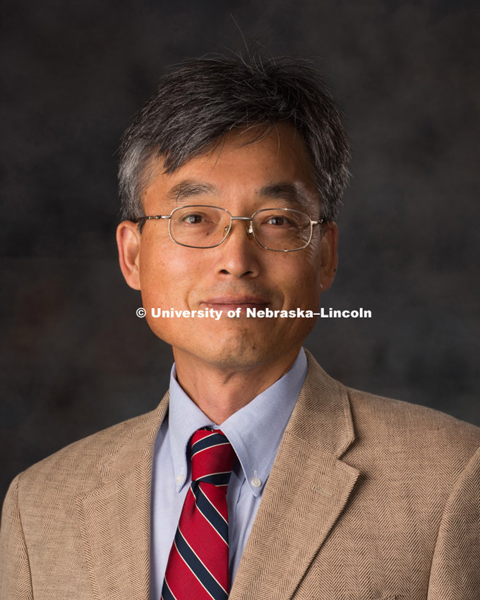 Studio portrait of Chung Song, New Faculty Photo Shoot, August 19, 2015. Photo by Greg Nathan, University Communications Photographer.