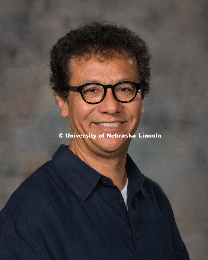 Studio portrait of Octavio Kano-Galvan, Professor, College of Journalism and Mass Communications. New Faculty Orientation. August 29, 2016. Photo by Greg Nathan, University Communication Photography.