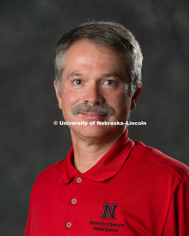 Studio portrait of Clint Krehbiel, Professor and Department Head of Animal Science. New Faculty Orientation. August 16, 2017. Photo by Greg Nathan, University Communication Photography.