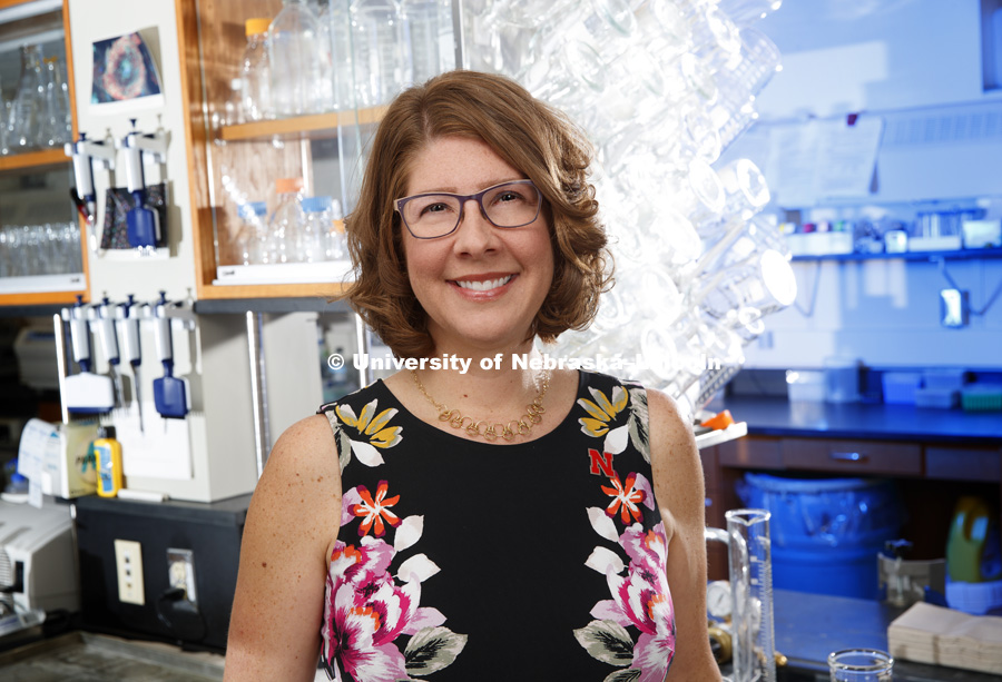 Angie Pannier, Associate Professor of Biological Systems Engineering. September 1, 2017. Photo by Craig Chandler / University Communication.