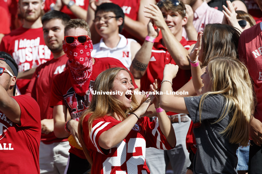 Nebraska vs. Rutgers football. Homecoming 2017. September 23, 2017. Photo by Craig Chandler / University Communication.