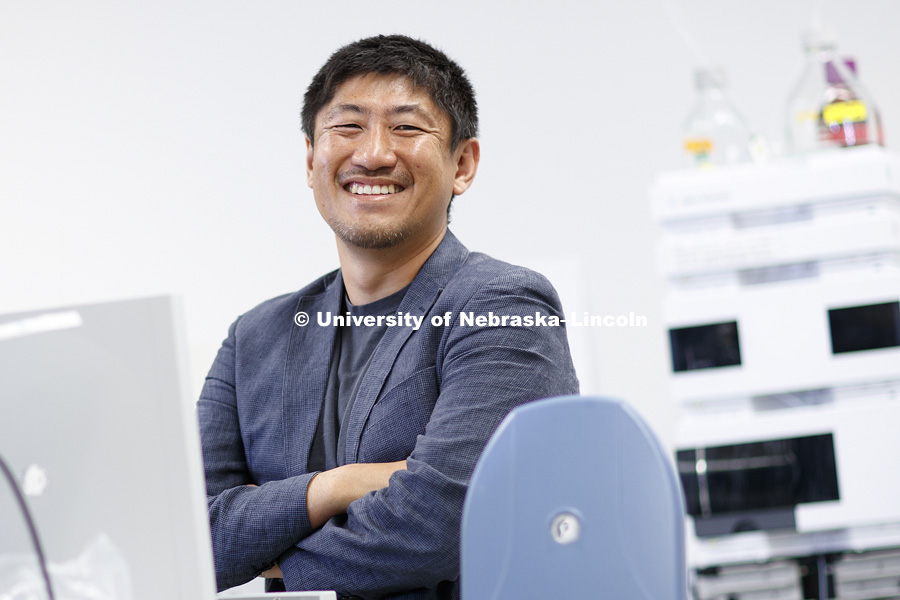Toshihiro "Toshi" Obata, Assistant Professor of Biochemistry, and member of Plant Science Innovation. The Obata Lab is investigating the regulation of plant primary metabolism. Primary metabolism is a set of chemical reactions in the living cells