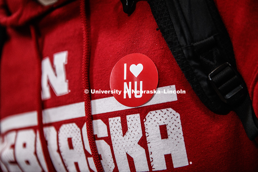 An "I Love NU" Advocacy Day at the state legislature was attended by several hundred students, staff, faculty, alumni and friends of the NU system. March 6, 2018. Photo by Craig Chandler / University Communication.