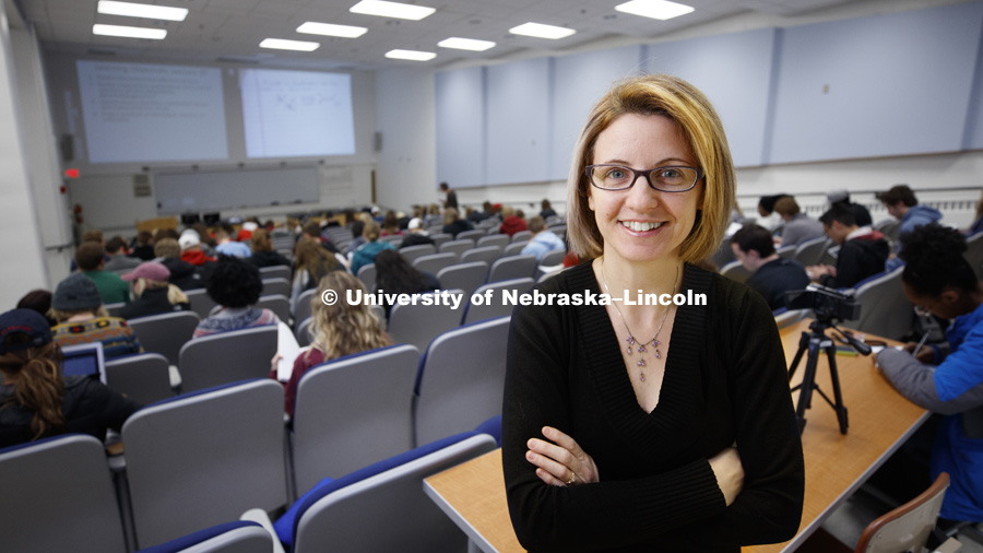 Marilyne Stains, associate professor of chemistry, led a study showing that 55 percent of undergrad STEM classroom interactions consisted mostly of conventional lecturing. Prior research has identified lecturing as among the least effective approaches to