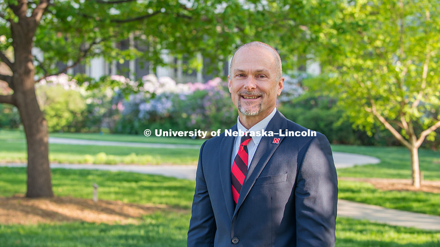 Mark Balschweid, professor and department head for Agricultural Leadership, Educational and Communication. Photo for the 2018 publication of the Strategic Discussions for Nebraska magazine. May 8, 2018. Photo by Greg Nathan, University Communication.