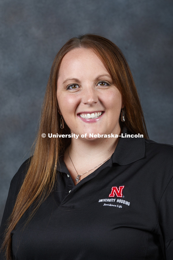 Carrie Fitzwater, Housing staff. August 1, 2018. Photo by Craig Chandler / University Communication.