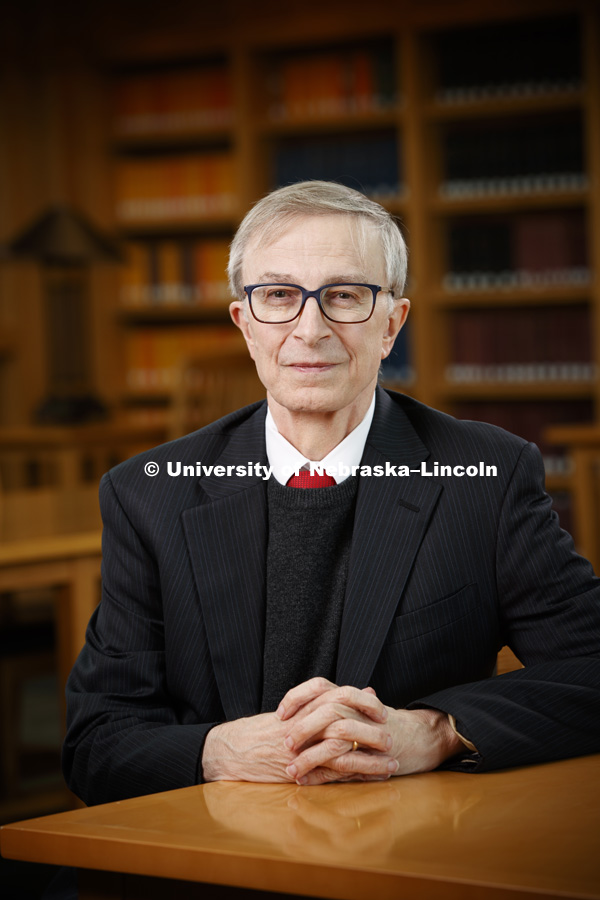 Bill Fisher, Visiting Faculty for the College of Law. Nebraska Law photo shoot. September 13, 2018. Photo by Craig Chandler / University Communication.