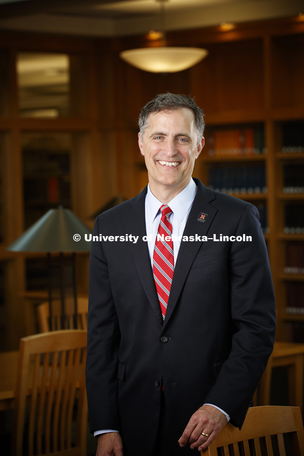 Richard Moberly, Dean for the College of Law. Nebraska Law photo shoot. September 13, 2018. Photo by Craig Chandler / University Communication.
