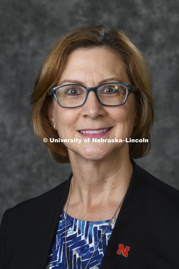 Studio portrait of Tammy Beck, Associate Dean, College of Business. September 17, 2018. Photo by Gregory Nathan / University Communication.