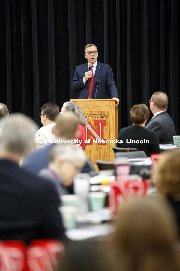 Research Fair 2018 Faculty Recognition breakfast. November 6, 2018. Photo by Craig Chandler / University Communication.