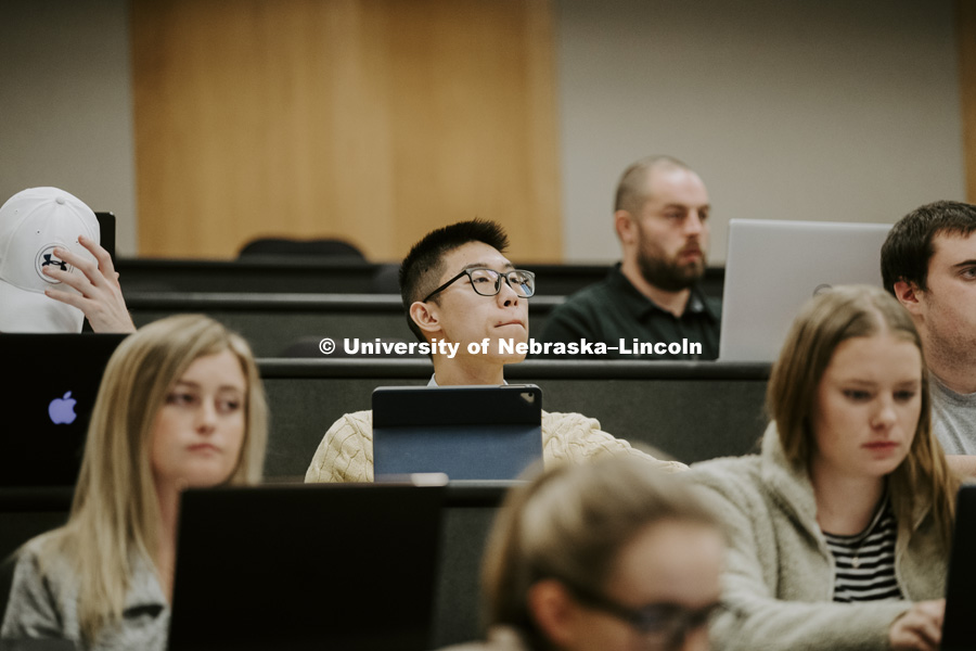 Nebraska Law photo shoot. November, 16, 2018. Photo by Craig Chandler / University Communication.