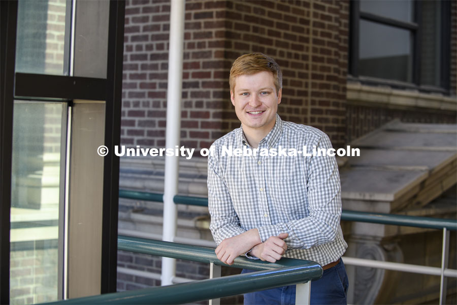 Ben Wolf, Accounting Associate for the College of Architecture. Faculty / Staff photo shoot. March 20, 2019. Photo by Gregory Nathan / University Communication.