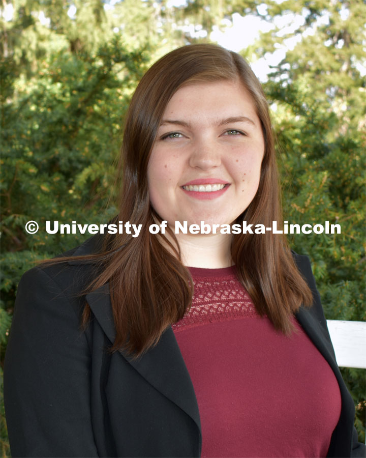 Halle Ramsey is from Ord, Nebraska and plans to graduate from the University of Nebraska–Lincoln in May 2020 with an Agricultural and Environmental Sciences major and minors in Engler Agribusiness Entrepreneurship and Global Studies. Strategic Discussions for Nebraska student writers. April 4, 2019. Photo by Greg Nathan / University Communication.