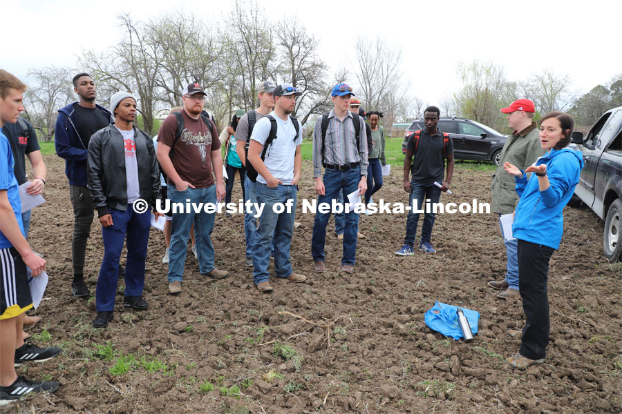 Various photos with Assistant Professor Andrea Basche, Agronomy and Horticulture. April 17, 2019. Photo by University of Nebraska.

190430 Andrea Basche
