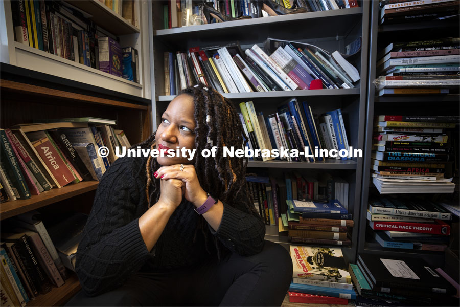 Jeannette Jones, associate professor in history and ethnic studies, earned a fellowship from American Council of Learned Societies (ACLS), which will allow her to write a new book titled, “American in Africa: U.S. Empire, Race and the African Question.” April 19, 2019. Photo by Craig Chandler / University Communication.  