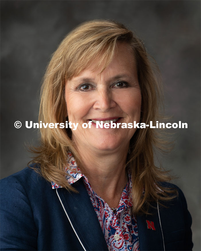 Studio portrait of Kathy Anderson, Extension Horse Specialist Professor, Animal Science. May 7, 2019. Photo by Greg Nathan / University Communication.
