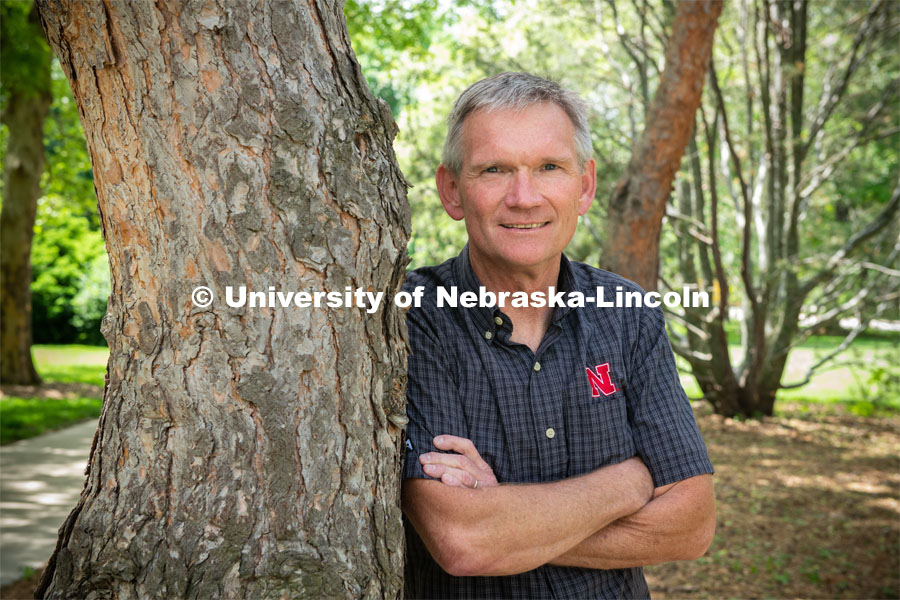 John Carroll, Director and Tenure Professor for the School of Natural Resources. Photo for the 2019 publication of the Strategic Discussions for Nebraska magazine. May 30, 2019. Photo by Greg Nathan, University Communication.
