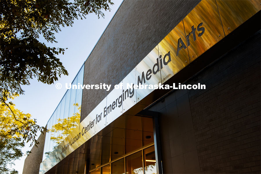 Johnny Carson Center for Emerging Media Arts. August 28, 2019. Photo by Craig Chandler / University Communication.
