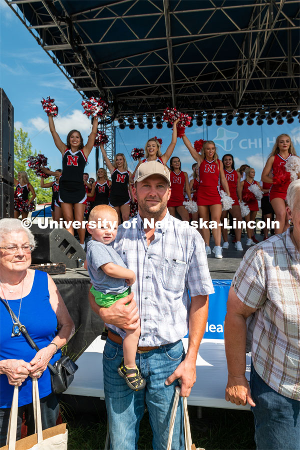 Families of the University Land Grant came to show their support at the Nebraska State Fair. The University of Nebraska represents and celebrates their 150th year anniversary at the Nebraska State Fair in Grand Island, Nebraska. August 1, 2019. Photo by Justin Mohling for University Communication.