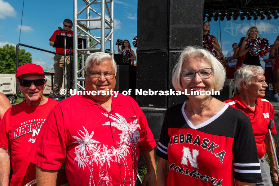 Families of the University Land Grant came to show their support at the Nebraska State Fair. The University of Nebraska represents and celebrates their 150th year anniversary at the Nebraska State Fair in Grand Island, Nebraska. August 1, 2019. Photo by Justin Mohling for University Communication.