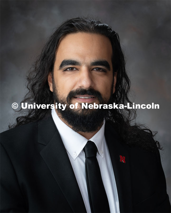 Studio portrait of Ramin Hosseinabad, Lecturer, College of Engineering. September 9, 2019. Photo by Greg Nathan / University Communication.