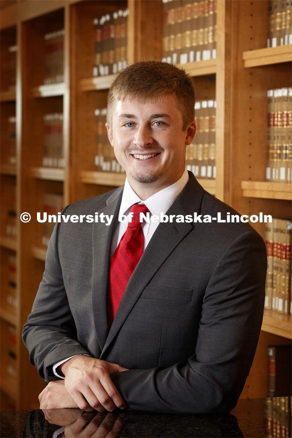 Kyle Kardell, Admissions Counselor for the College of Law. Nebraska Law photo shoot. September 13, 2019. Photo by Craig Chandler / University Communication.