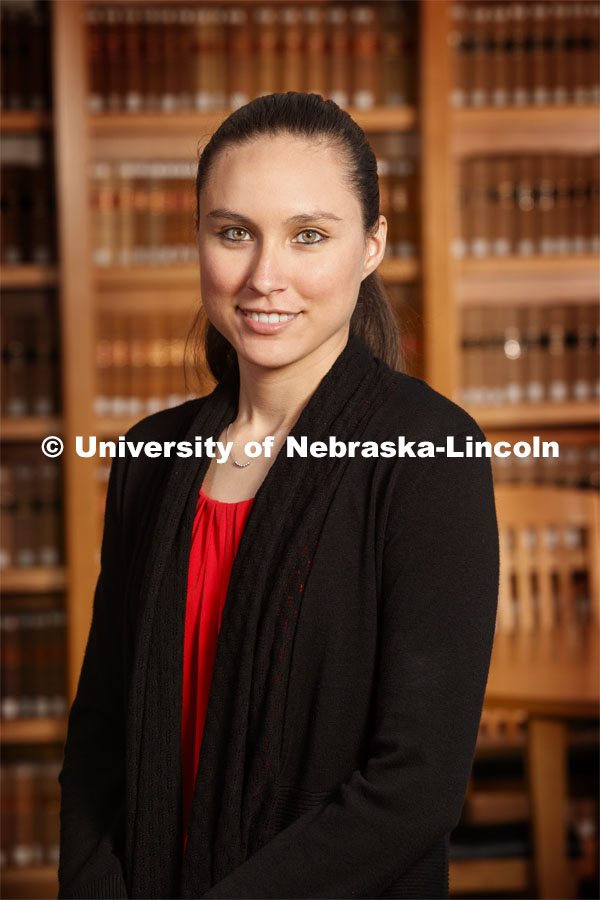 Sydnee Schuyler, Legal Assistant for the College of Law. Nebraska Law photo shoot. September 13, 2019. Photo by Craig Chandler / University Communication.