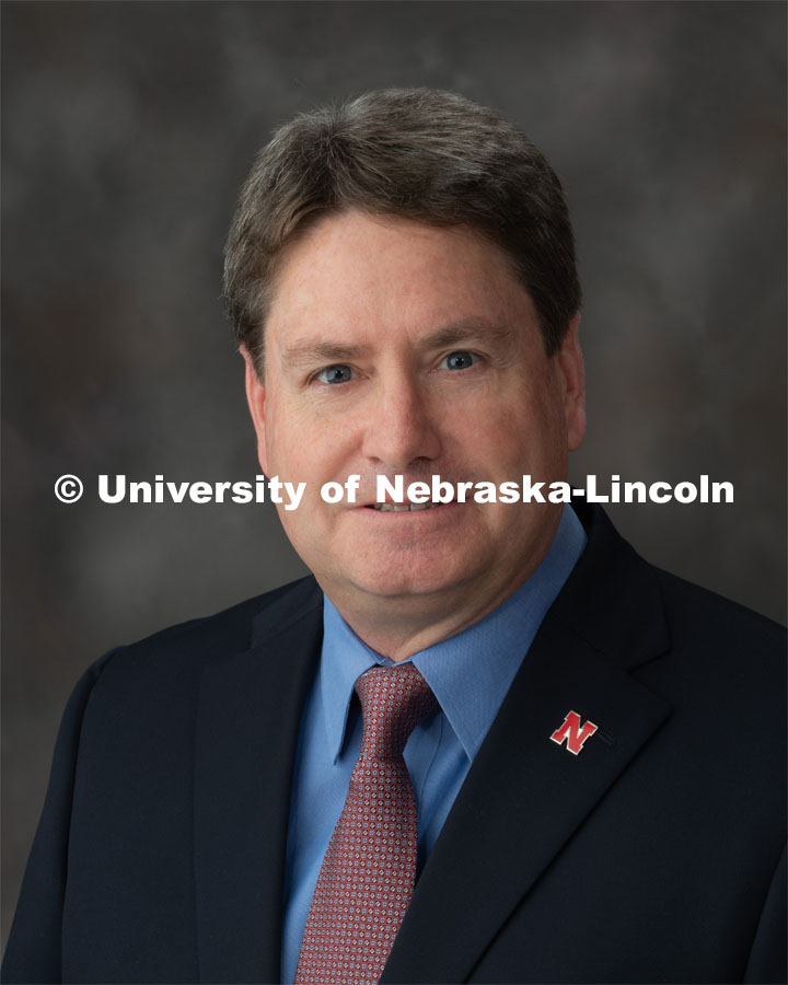 Studio portrait of Phil Berlie, Executive Director – University Budget and Business Operations, Business and Finance. September 30, 2019. Photo by Gregory Nathan / University Communication.