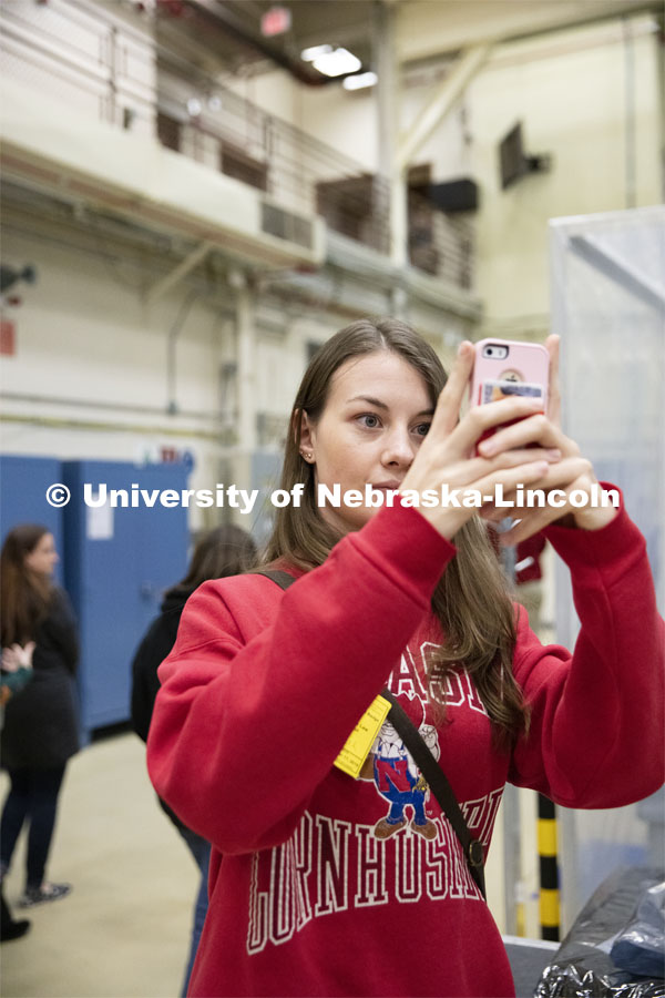 Space Law students tour NASA's Goddard Space Flight Center in Washington D.C. 12th Annual University of Nebraska D.C. Space Law Conference. Space, Cyber and Telecommunications Law program. October 17, 2019. Photo by Craig Chandler / University Communication.