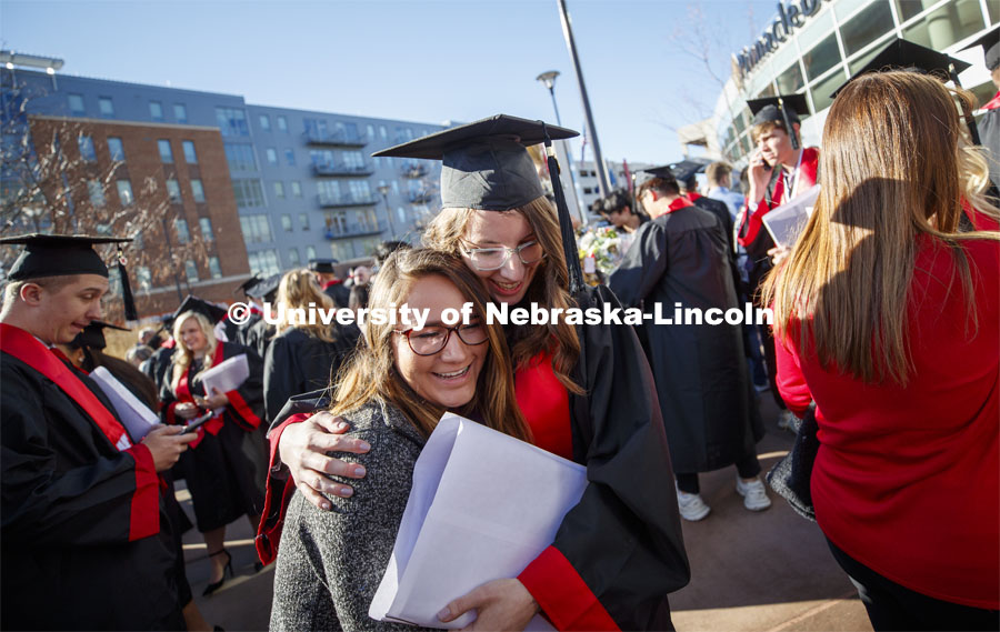 December Undergraduate commencement at Pinnacle Bank Arena. December 21, 2019. Photo by Craig Chandler / University Communication.