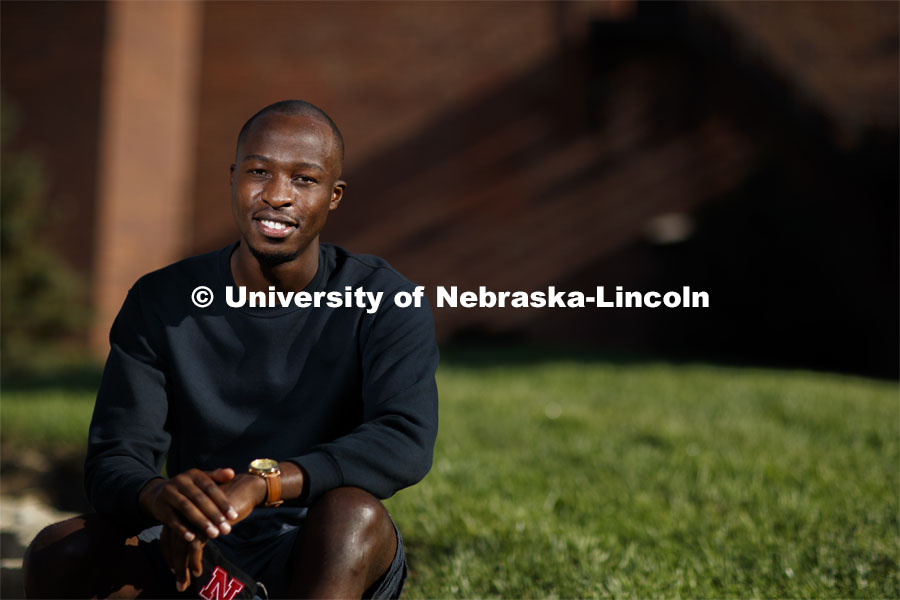 Aime Nishimwe, Husker Dialogues. Husker Dialogues is designed to introduce first-year students to tools they can use to engage in meaningful conversations to help create an inclusive Husker community. August 19, 2020. Photo by Craig Chandler / University Communication.