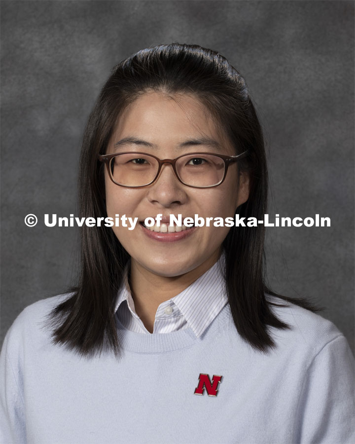 Studio portrait of Yijie Xiong, Assistant Professor, Animal Science / Bio Systems Engineering. New Faculty. August 19, 2020. Photo by Greg Nathan / University Communication Photography.