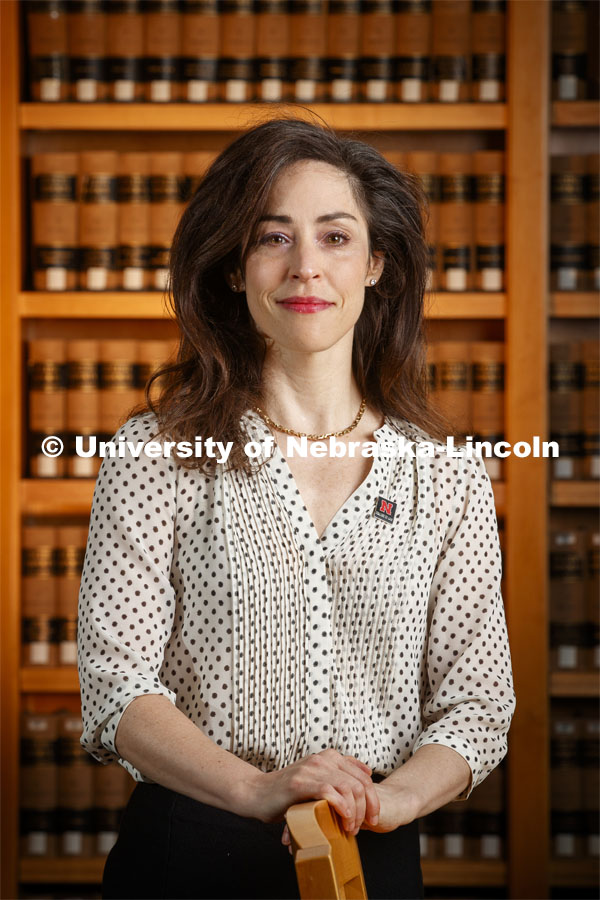 Elana Zeide, Professor for the College of Law. Nebraska Law College photo shoot. September 3, 2020. Photo by Craig Chandler / University Communication.