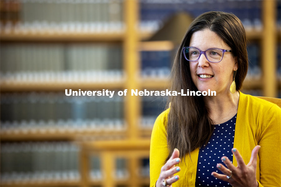 Jessica Shoemaker, Professor of Law. November 6, 2020. Photo by Craig Chandler / University Communication.