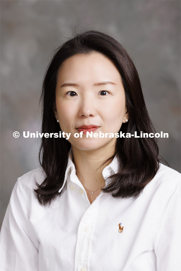 Studio portrait of Seulki Kim, Assistant Professor of Sociology. September 22, 2022. Photo by Craig Chandler / University Communication.