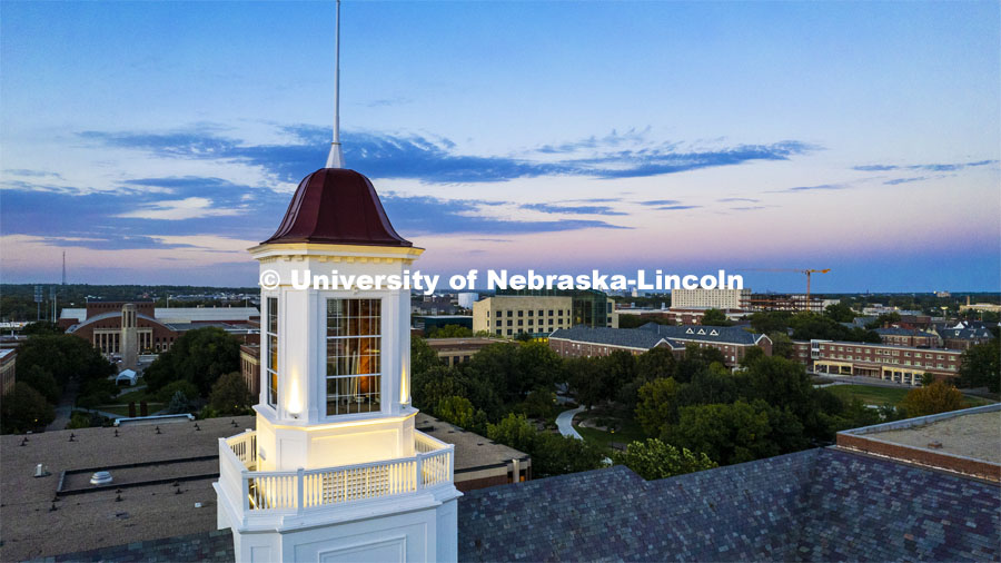 Love Library Cupola. September 29, 2022. Photo by Craig Chandler / University Communication.