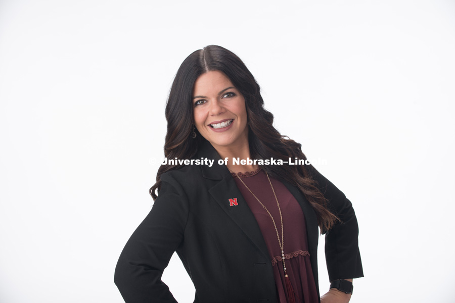 180313_Perry_098RT.jpg Studio portrait of Whitney Perry, Recruitment Coordinator, College of Journalism and Mass Communicat