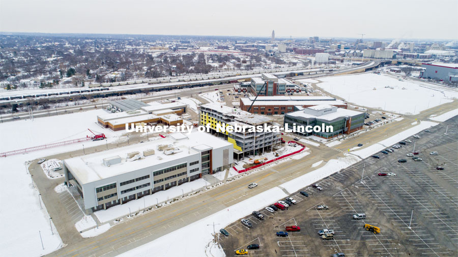 Tour of under construction Scarlet Hotel on Nebraska Innovation Campus. December 15, 2020. 