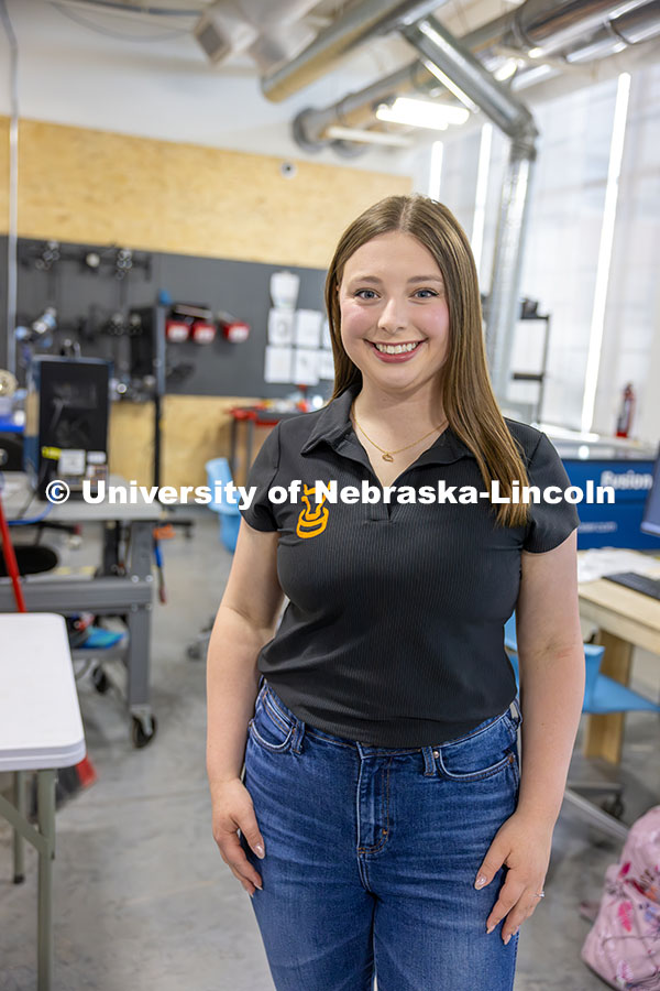 250414_Robotics_Fellows_3.jpg Brooke Bode, a senior mechanical engineering major was one of four selected into the inaugural cohor