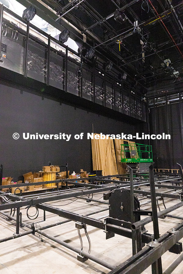 250522_FPA_8550.jpg Construction in what will become a flexible performance space in the new Hixson-Lied College of Fine