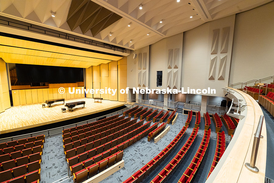 250523_Kimball_Hall_8968.jpg The newly renovated recital hall in Kimball has been fully modernized with updated flooring, seating