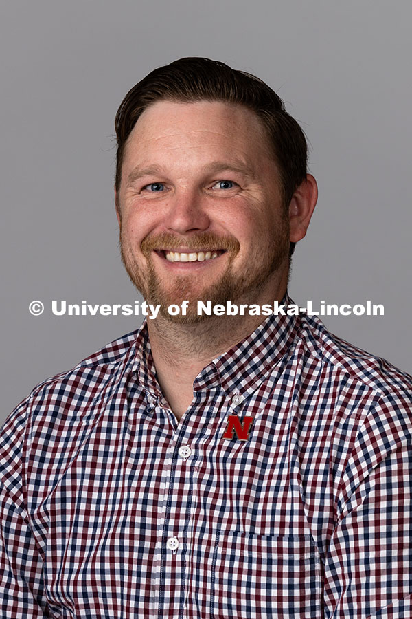 250612_Christiansen_A_189.jpg Studio portrait of Adam Christiansen, Academic Navigator for Undergraduate Education and Student Suc